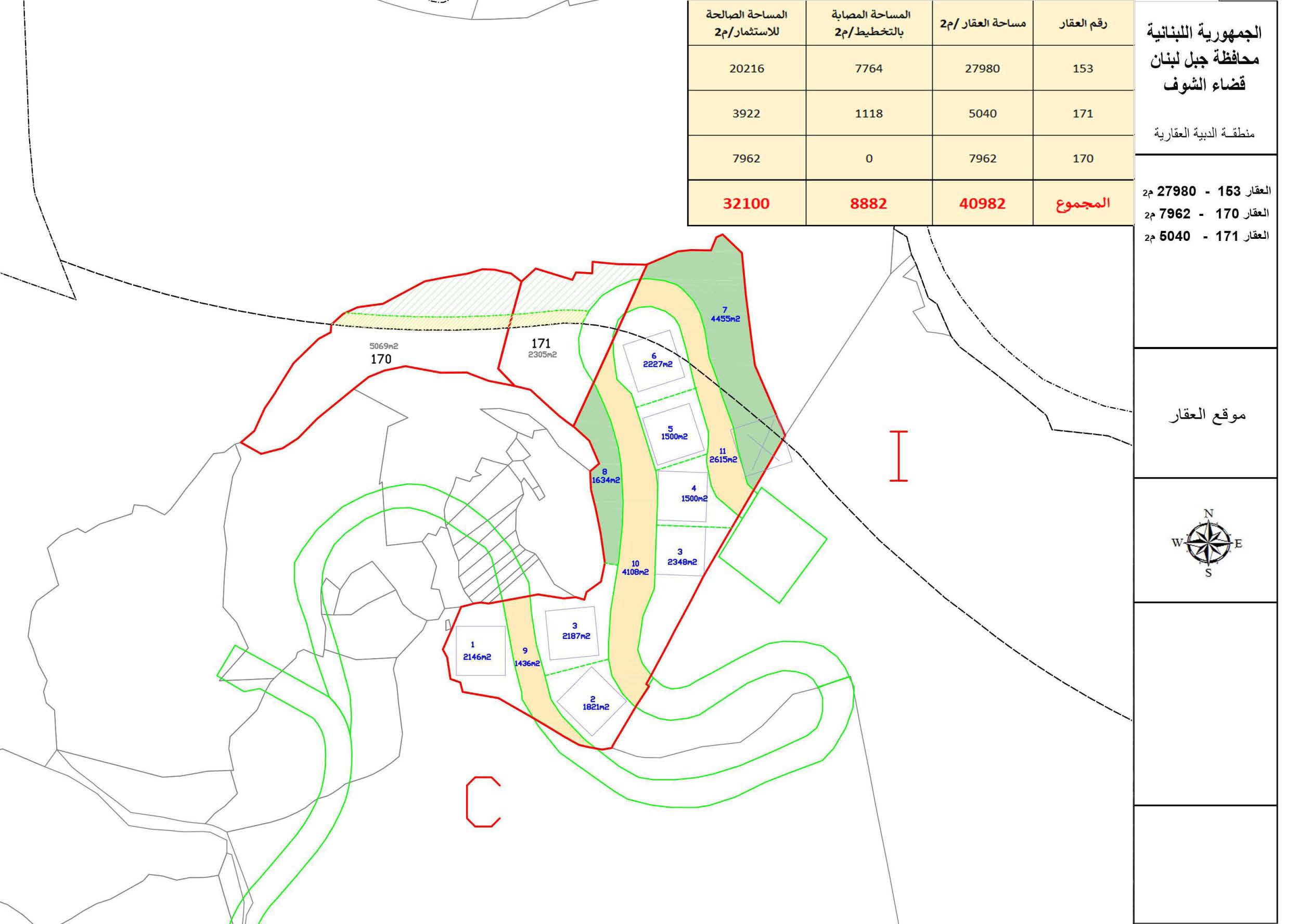صورة العقار: العقارات 153 - 171 - 170